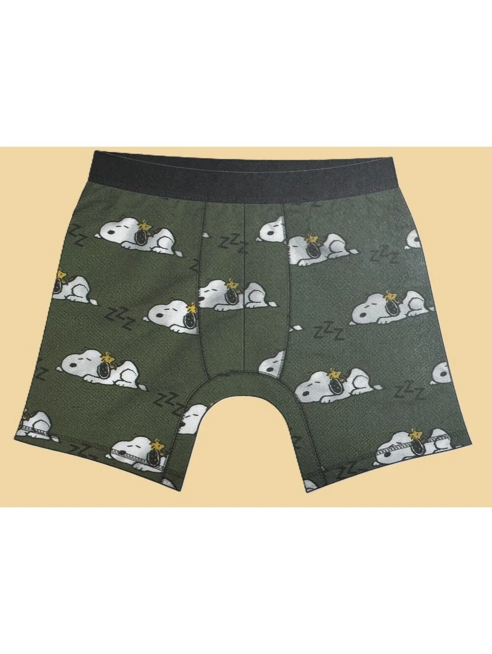 Bioworld Peanuts Snoopy Green Boxer Brief Men's XL 40 - 42